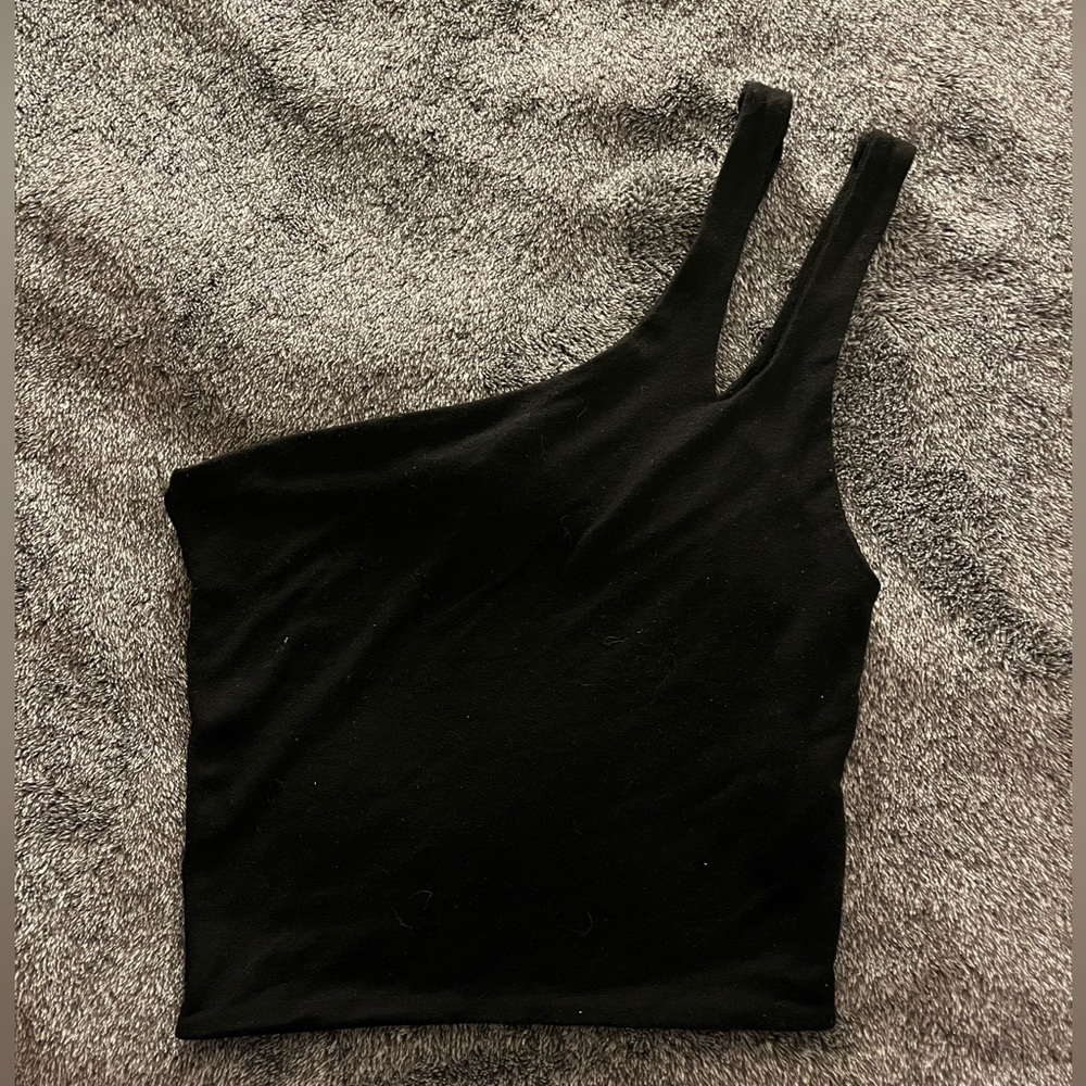 Subdued One Shoulder Top